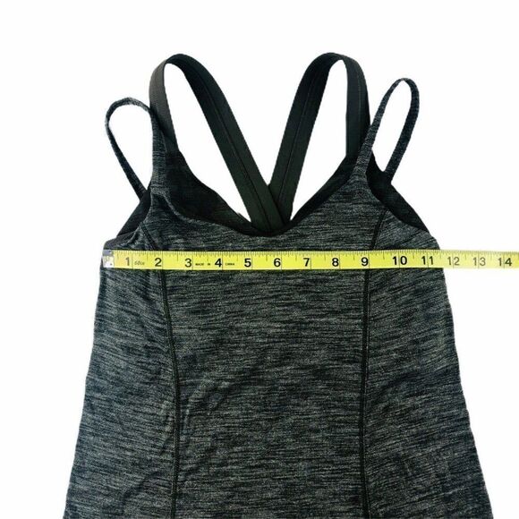 Lululemon Run For Gold Tank Heathered Gator Green - Picture 8 of 13